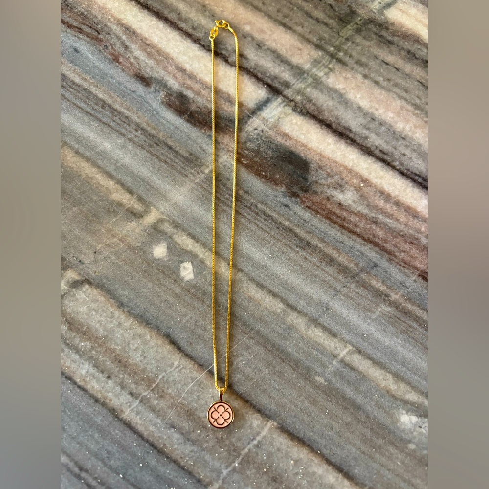 Jane Win LOVE Gold Pendant Necklace